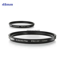 Professional Photographic Gear Selens PRO Ultra-thin UV Filter Cover Lens Protecting Lens Protector 49mm with Storage Container
