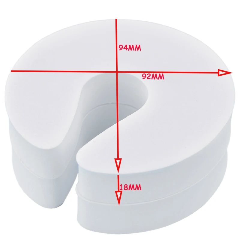 Free Shipping 6 Pcs Per Lot Baby Security Baby Safety Door Stopper For Kid Child Baby 94*92*18mm 