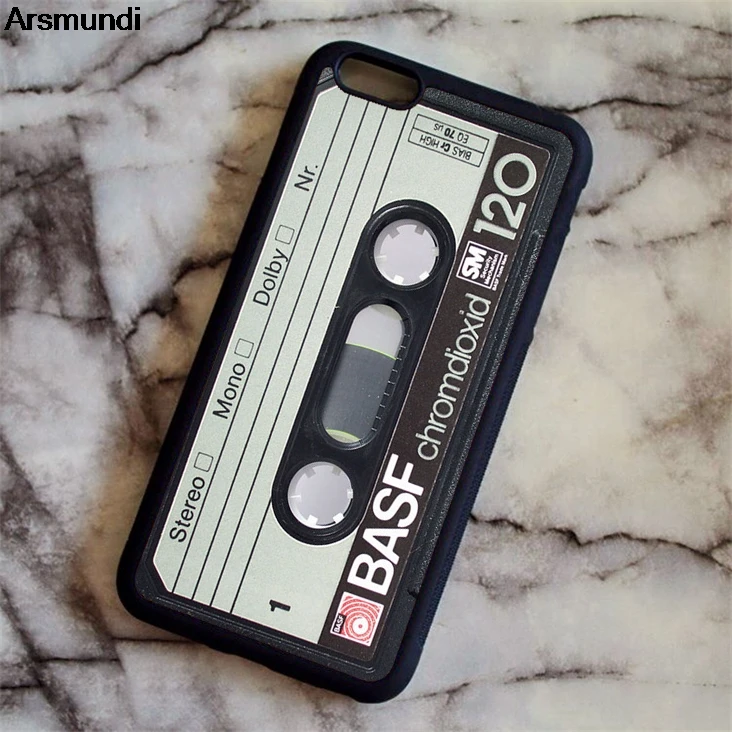 Arsmundi الرجعية كاميرا أشرطة كاسيت Boombox حاسبة الهاتف خزائن هاتف آيفون 6 7 8 X ل X حالة لينة TPU المطاط سيليكون