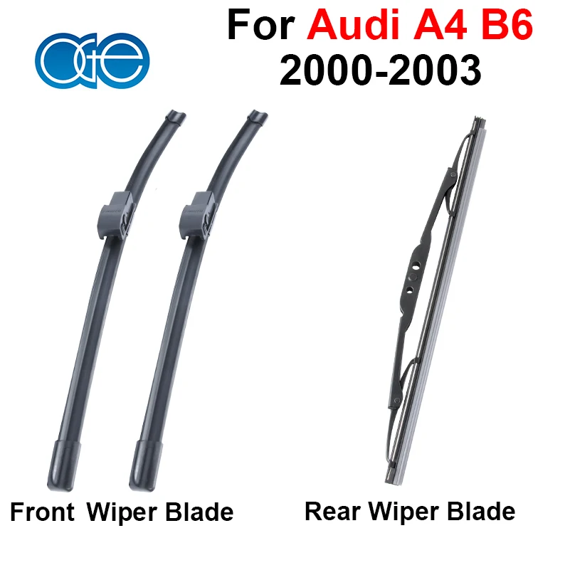 Front Rear Wiper Blade For Audi A4 B6 2000 2001 2002 2003 High Quality Silicone Rubber Window Windscreen Windshield Wipers Wiper Blade Rear Wiper Bladewindshield Wiper Aliexpress