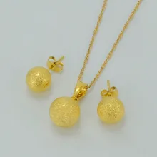 Африканские аравийские нигерийские бусины ожерелье серьги для женщин девочек модный шарик-амулет Подарочные ожерелья украшения наборы# J0931