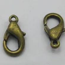 12 мм античная бронза без никеля и свинца ювелирные изделия застежка-краб CLC001