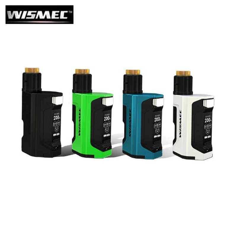 

100% Original Wismec Luxotic DF Box Guillotine V2 E Cigarette Kit Luxotic DF MOD with Guillotine V2 RDA 7ml Bottle Kit