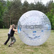 Гигантский прозрачный надувной Зорб мяч для взрослых/тело Зорб мяч для наружной игры в траву Диаметр 2,5 м