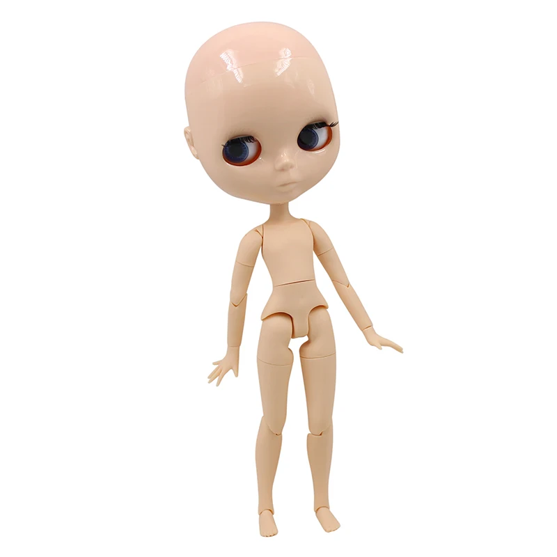 Фабрика blyth кукла мальчик тело лысый голова натуральная кожа 30 см без клея, кожа головы свободно