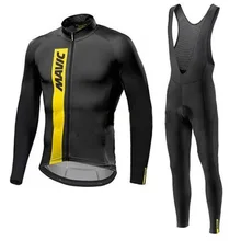 MAVIC, комплекты с длинными рукавами, Осенний комбинезон, одежда для велоспорта, одежда для велоспорта, Джерси, комбинезон+ 20D силикон