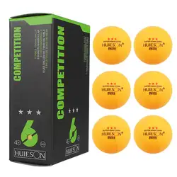 Желтые/белые мячи для пинг-понга 3 звезды мячи для настольного тенниса для олимпийского качества Pro ABS 2 цвета популярные