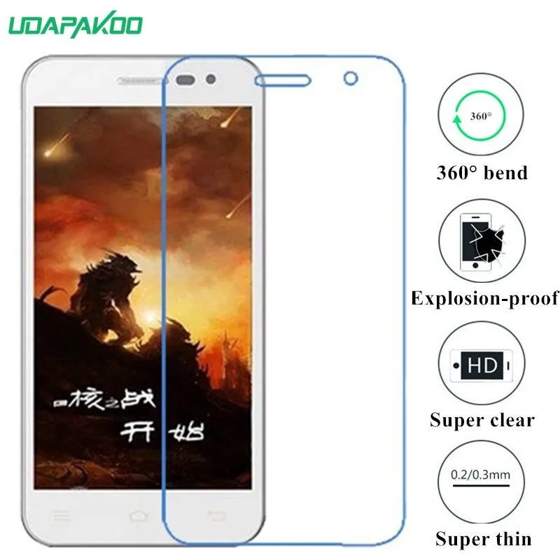 Udapakoo прозрачная закаленная мягкая стеклянная пленка для Jiayu G2F нано