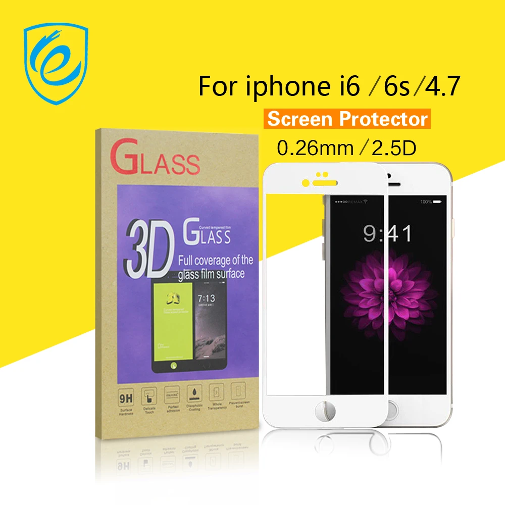 Full Cover Tempered Glass Screen Protector for iPhone 6 6s 4.7