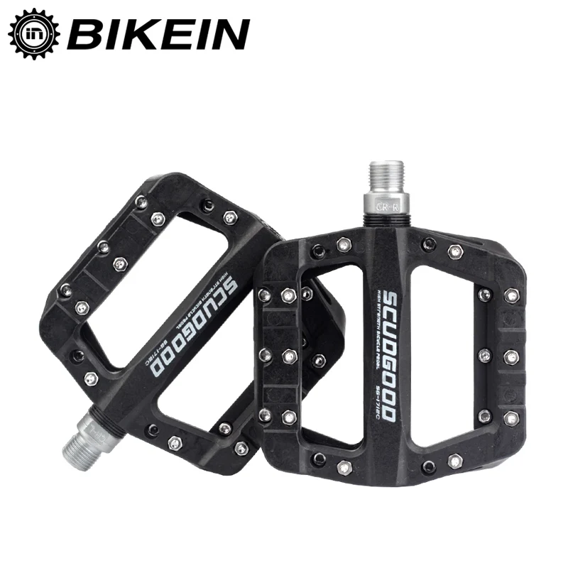 BIKEIN Cycling Mountain Bike Pedal MTB Pedals Fixed Gear Flat Platform