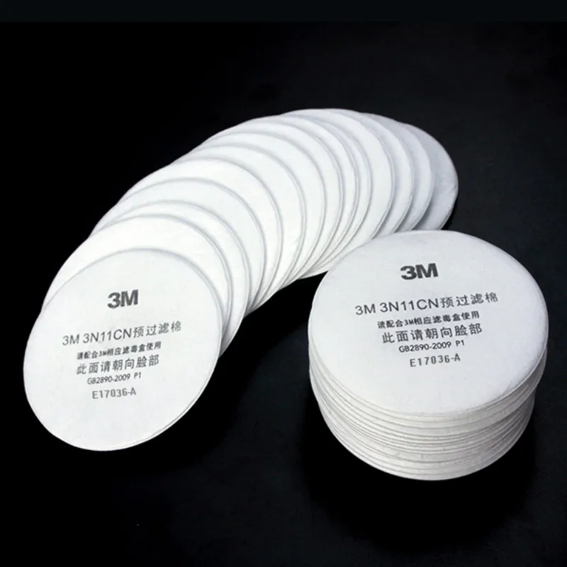 

10Pcs 3N11 Dust Anti-virus Round Particle KN95 Filter Cotton for 3200 Mask Respirator Replace Fitting Suit Together Use