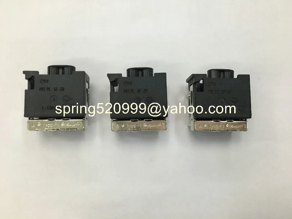 Совершенно новый TYCO PBT GF 20 1 1394640 самый лучший оптоволоконный разъем POF для