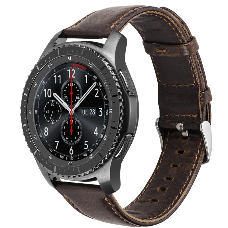 Ремешок из натуральной кожи для Samsung Galaxy Gear S3 Frontier 22 мм|genuine leather strap|leather strapstrap for |