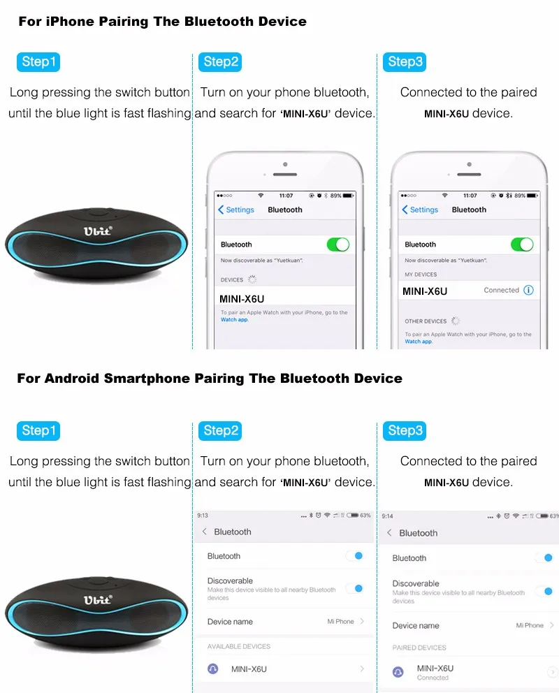 bluetooth X6U