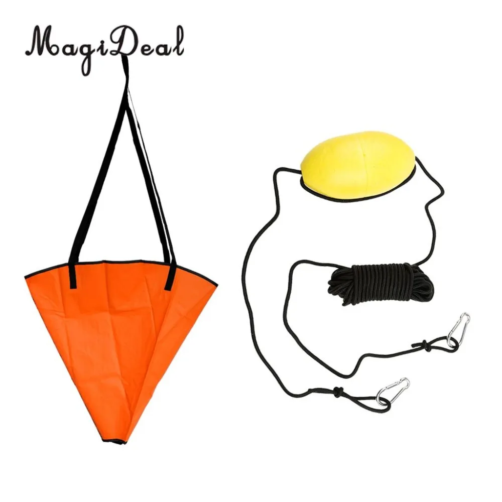 MagiDeal-32-Orange-PVC-Drift-Sock-Sea-Anchor-Drogue-for-20-Marine-Power-Boat-Inflatable-Boat