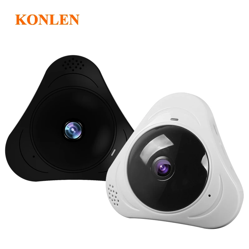 KONLEN 1080P 2MP Mini 360 камера видеонаблюдения рыбий глаз Wifi панорамная Беспроводная IP