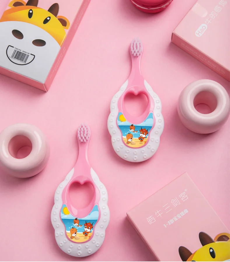 Baby Toothbrush Soft Anti Slip Handle Cartoon For Toddler Kids Newborn Oral Care Baby Toothbrush Soft Anti Slip Handle Cartoon For Toddler Kids Newborn Oral Care