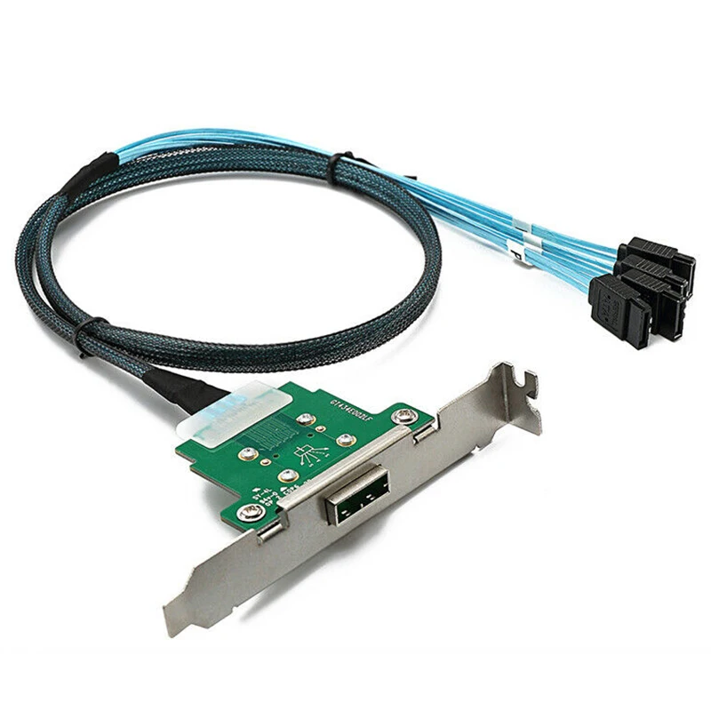 

THGS Mini Sas26 To 4*Sata Server Sync Data Transmission Cable Sata Data Reverse 0.5M