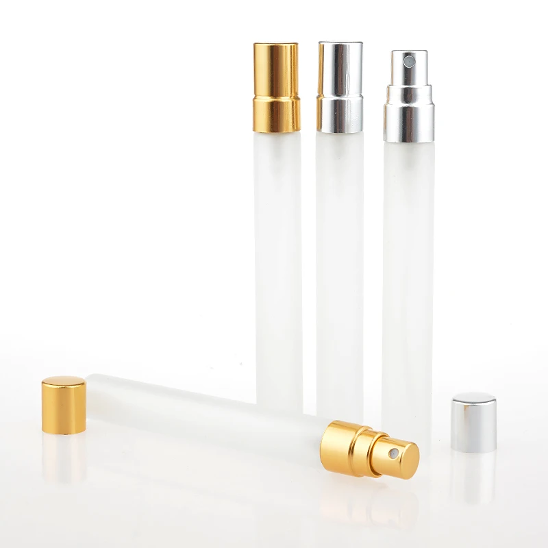 

1pc12ml Portable Mini Refillable Perfume Bottle With Alumite Cap Empty Cosmetic Containers Spray Atomizer Bottle For Travel New