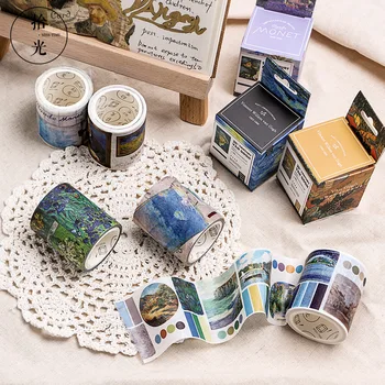 

1 pcs/lot DIY Japanese Paper Decorative Adhesive Tape Cartoon great artist Washi Tape/Masking Tape Stickers