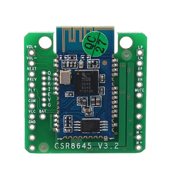 

CSR8645 APT-X Bluetooth 4.0 Amplifier Module 5W+5W Hifi Audio Stereo Receiver AMP Board 5V For Audio Car diy Amplifier Speaker