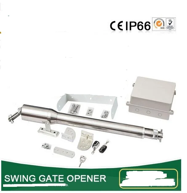 Single leaf gate linear actuator opener/ DC24V Auto gate System swing gate opener/ 300KG swing gate opener with infrared sensor