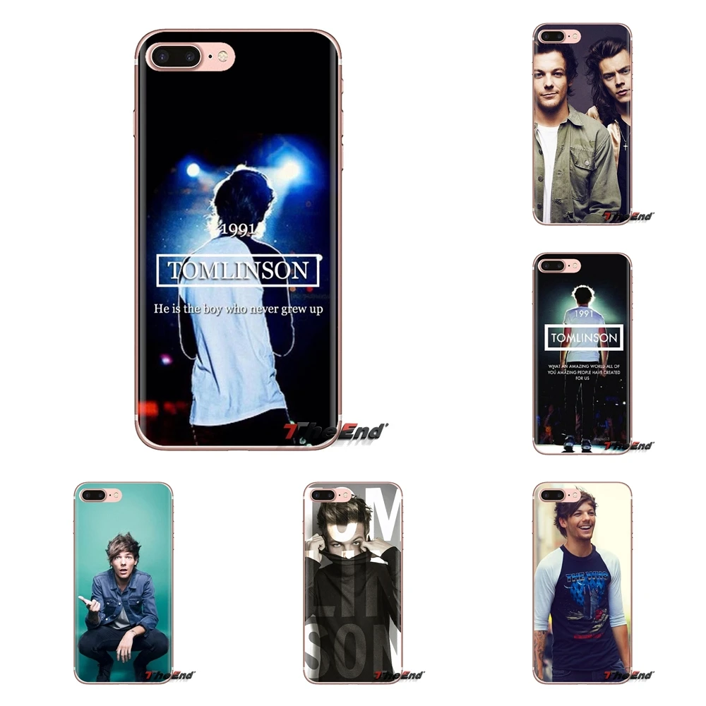 Transparent TPU Covers Super ONE DIRECTION 1D Louis Tomlinson For Samsung Galaxy A3 A5 A7 A9 A8 Star A6 Plus 2018 2015 2016 2017 |
