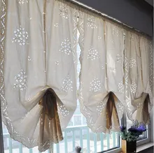 Transparent beige department of handmade sculpture drape curtain window screening curtain roman blinds 82*175/230/250cm