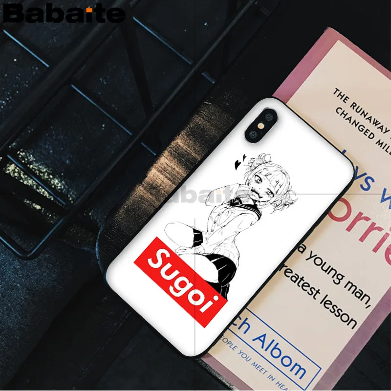 Новый чехол Sugoi Senpai аниме Waifu с персонализированным принтом для Apple iPhone 8 7 6 6S Plus X XS