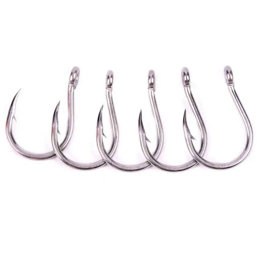 50pcs Fishing Hooks 1/0 13/0 Stainless Steel Fishing Hook Jig Big