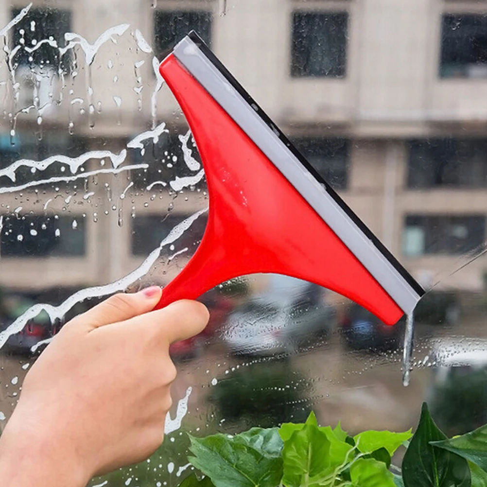 2018 New Glass Window Wiper Soap Cleaner Squeegee Shower Bathroom Mirror Car Blade Brush