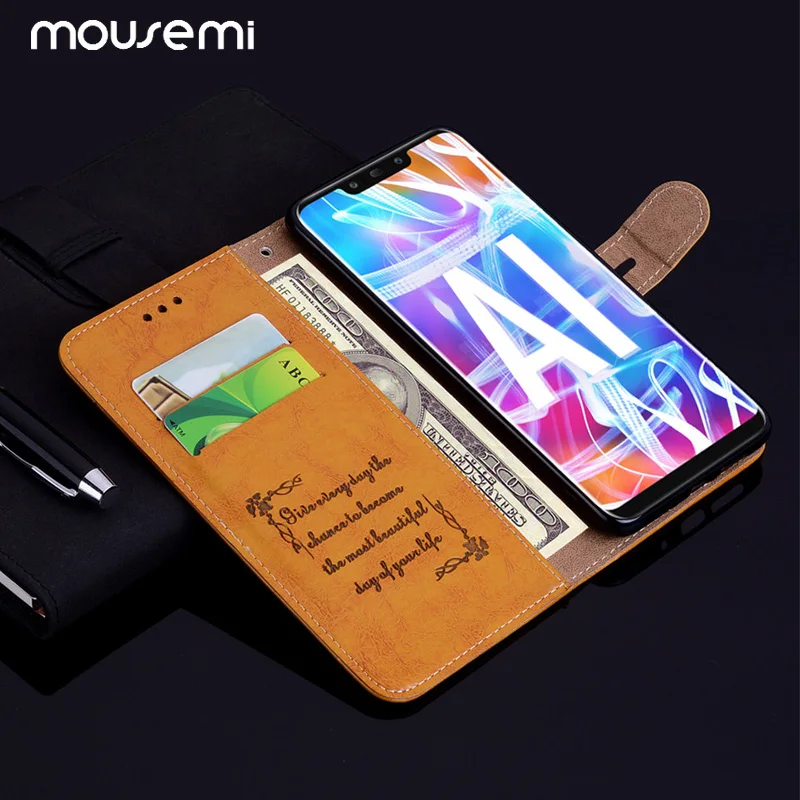 Чехол mousmi для Huawei Mate 10 Lite 20 Pro кожаный флип чехол с отделением карт Nova 3E 2i Honor 9 8