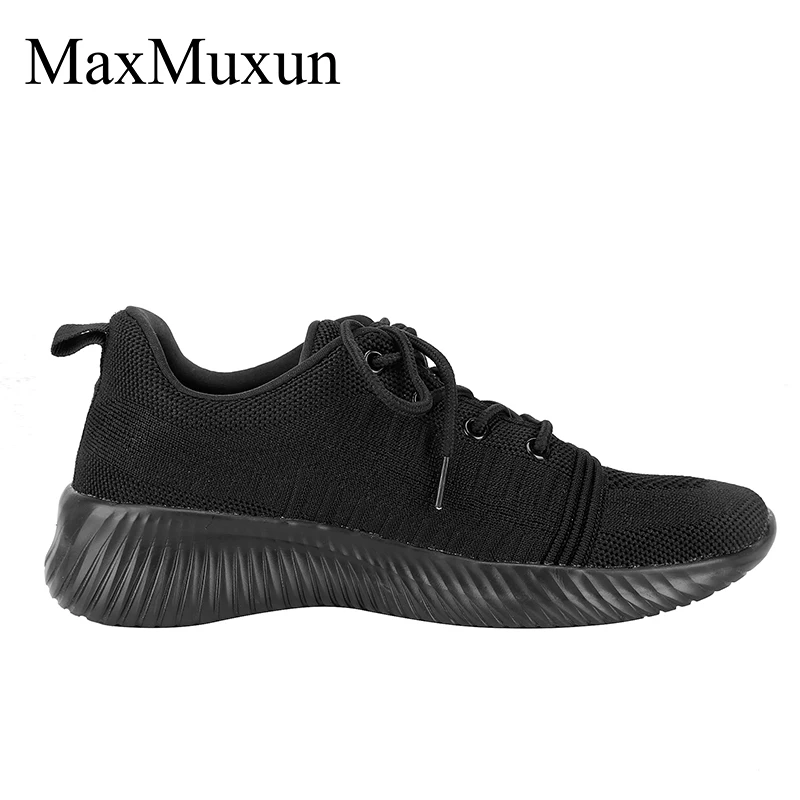 Женские легкие кроссовки Maxmuxun спортивная обувь из дышащей сетки на плоской