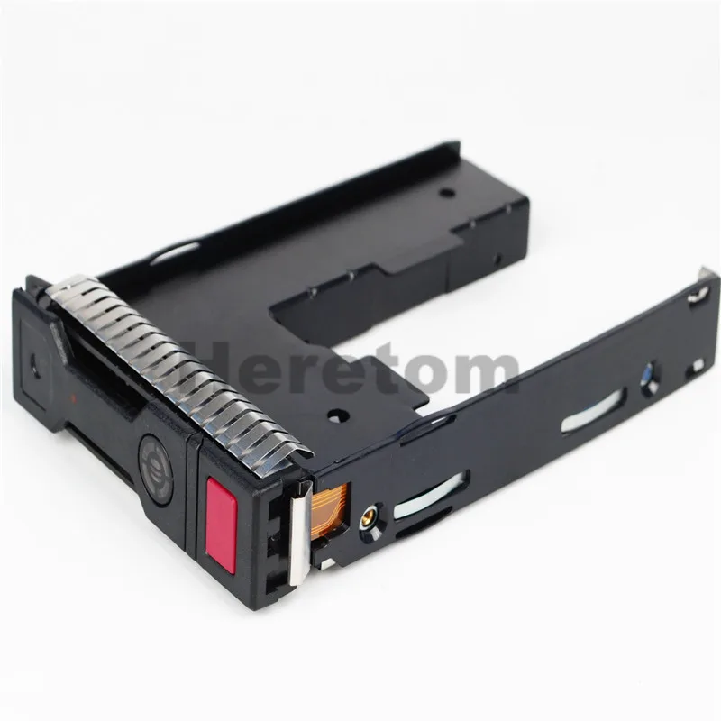 hard disk enclosure 2.5 Heretom 2.5" Adapter Tray 00FC28+3.5" LFF SAS SATA HDD Tray Caddy 651314-001 For HP Gen8 G9 DL380p hard disk enclosure 3.5