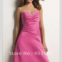 На заказ розовое ТРАПЕЦИЕВИДНОЕ платье без бретелек с бусинами в пол из тафты платье подружки невесты