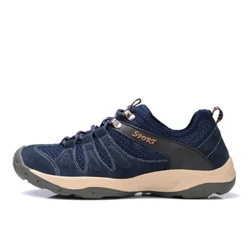 

2018 New Men Spring Hiking Shoes Men Cowhide Breathable Climbing Shoes Summer Water Aqua Shoes Outdoor Travel Shoes