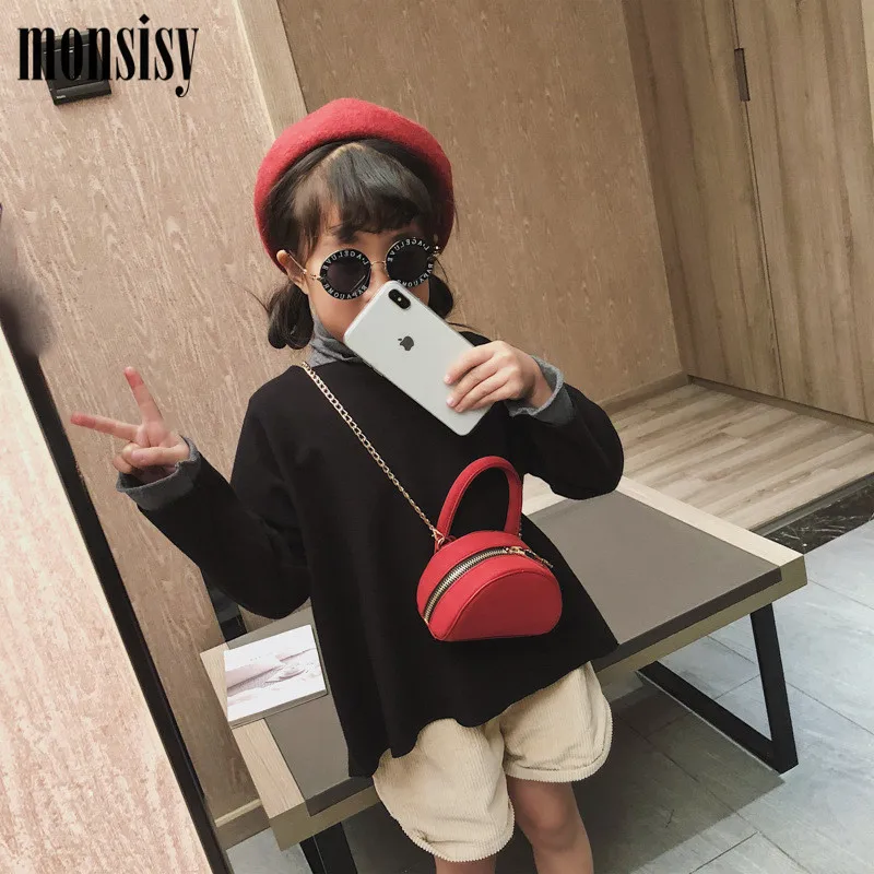 Monsisy/Новинка 2019 года кошелек и сумочка для девочек детская сумка на плечо Детский