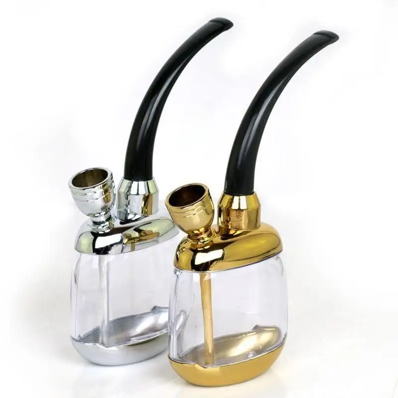 New Popular Bottle Acrylic Water Pipe Portable Mini Hookah Shisha
