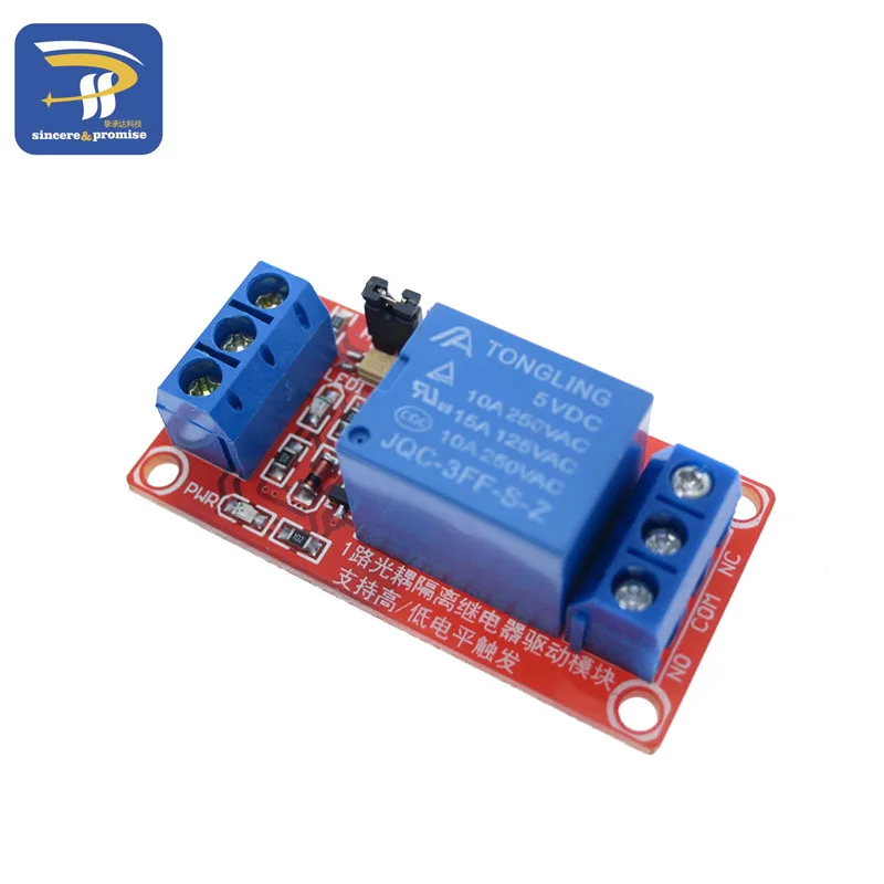 Фото Один 1-канальный 5 в 12 В релейный модуль платы щит для Arduino со стандартным триггером высокого и низкого уровня №4