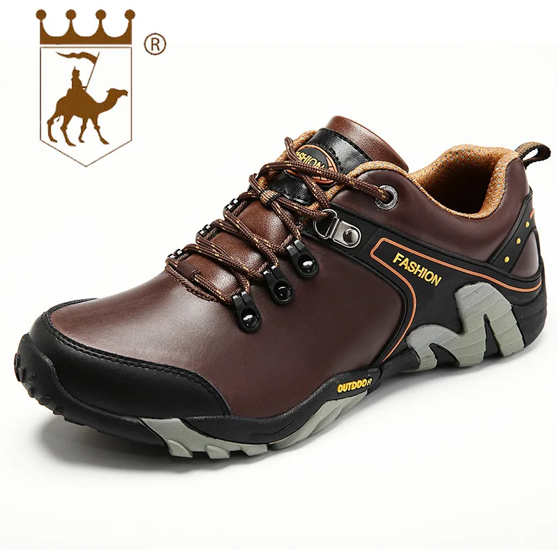 

Autumn Winter New Mens Shoes Leather Outdoor Footwear Non-slip Wear-resistant Hiking Men's Vulcanized Shoes Men Shoes Size38-44