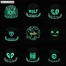 Новая светится в темноте бейсболка с граффити для женщин и мужчин Snapback noctillucence флуоресцентная бейсболка светящаяся хип-хоп кепка s C1076