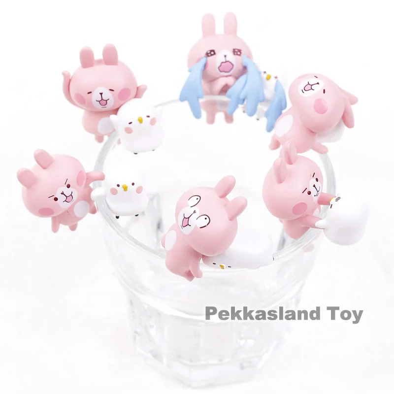 

Kitan Club PUTITTO Series Kanahei Animals Piske & Usagi Part 2 PVC Action Figures Toys 6pcs/set