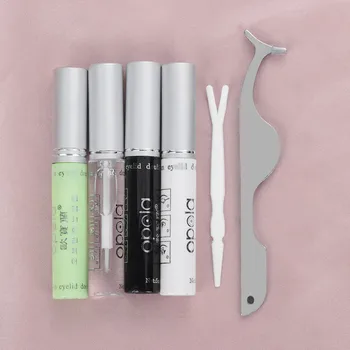 

1set Waterproof Eyelashes Glue + Eyelash Applicator Tweezer False Eyelash Extension Tools Professional Eyelash Adhesive Glue Bea