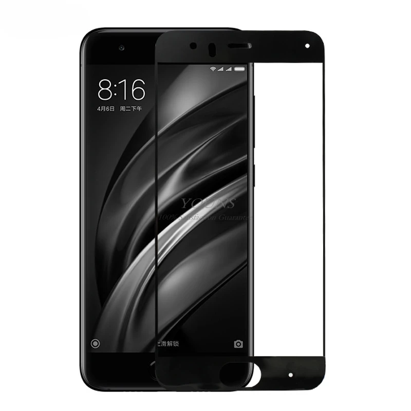Новая 0 26 мм полноэкранная пленка из закаленного стекла для Mi6 Xiaomi MI 6 Защитная