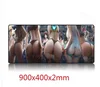 WESAPPA-tapis de souris de jeu, grand bord XXL, 100x50/90x40cm XXL, clavier, pour joueur ► Photo 3/4