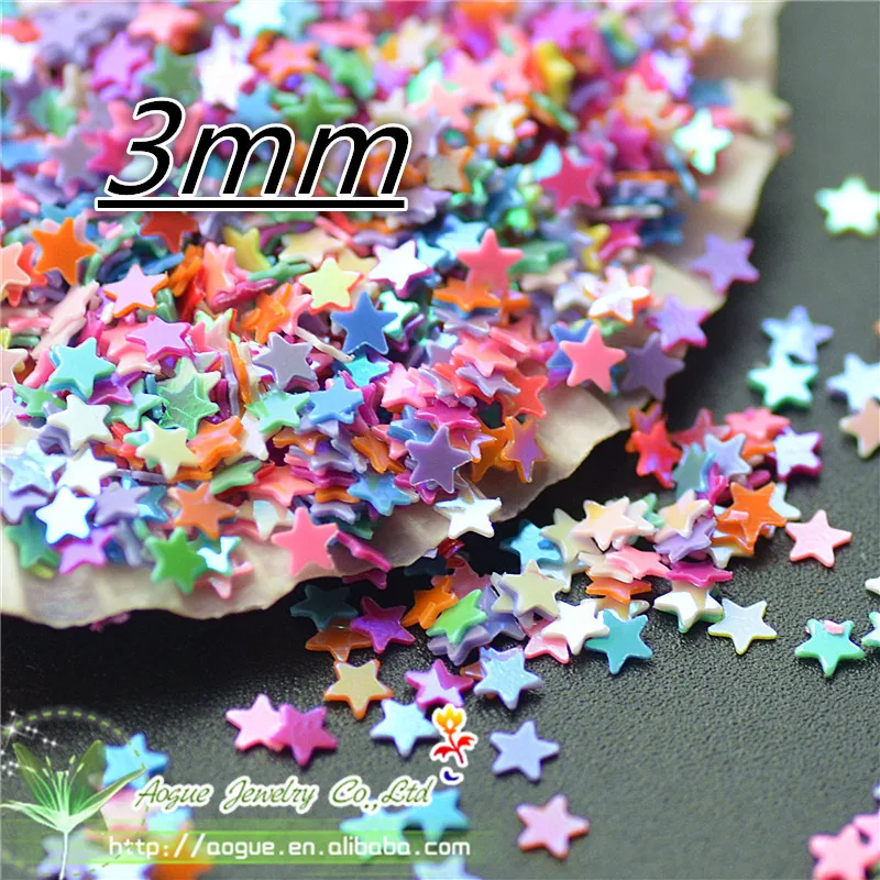 10 Gram About 5000pcs 3mm Plastic Stars Confettiparty Decoration