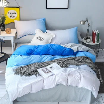 

Wave Point And Stripe Home Textile Printed Bedding Set Bed Cover Bed Sheet Duvet Cover Pillowcase Bed Linen Bedclothes Queen