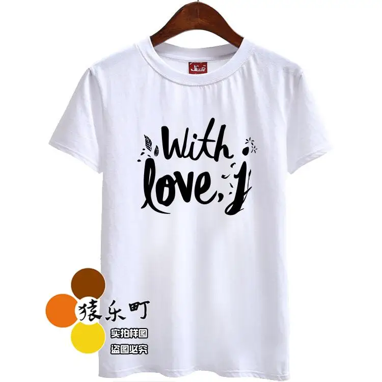 OFF|Girl\u0027s unisex printing jessica generation 42% US kpop $13.41 summer  love cotton style ... shirt shirt tees-in album t short T-Shirts t j sleeve with