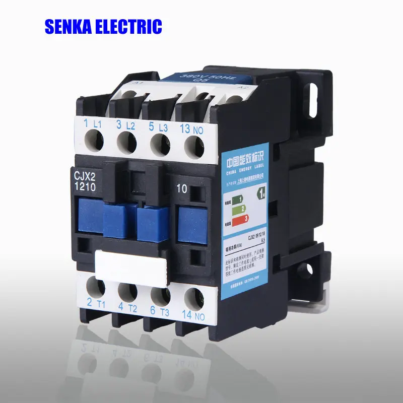 

12A CJX2-1210 3P+NO AC Contactor LCD-1210 380V 220V 110V 36V 24V Alternative
