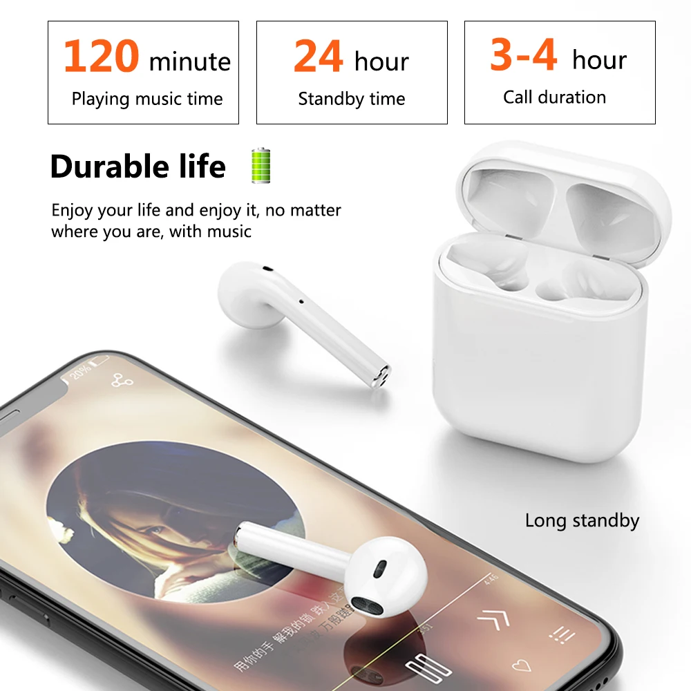 Bluetooth 5.0 Wireless Headset X-Max Earbuds Twins Earphone With Charging box Earphones Earbud For Samsung Smart Ear Aid